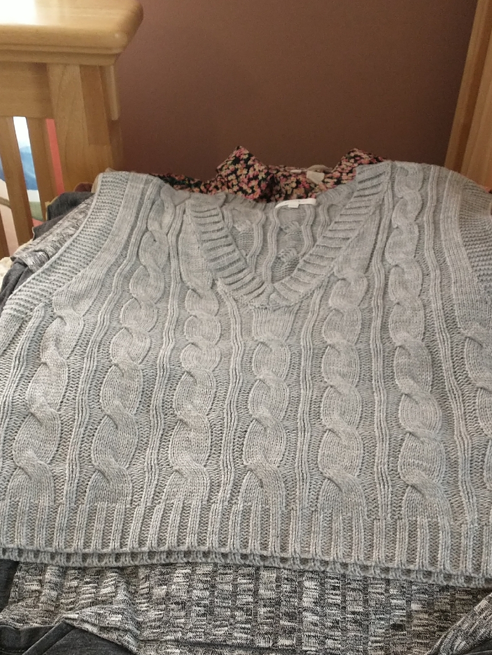 "Itty Bitty Cable Knitty" Sweater Vest